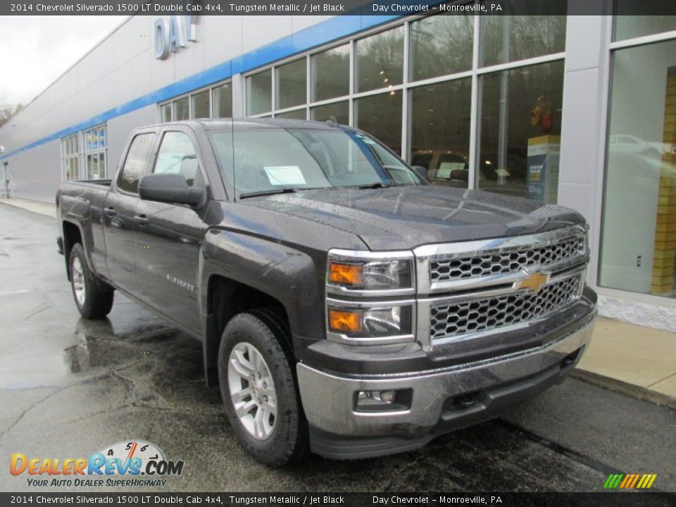 2014 Chevrolet Silverado 1500 LT Double Cab 4x4 Tungsten Metallic / Jet Black Photo #9