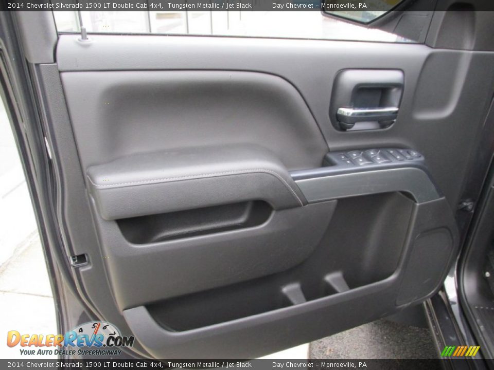 2014 Chevrolet Silverado 1500 LT Double Cab 4x4 Tungsten Metallic / Jet Black Photo #10