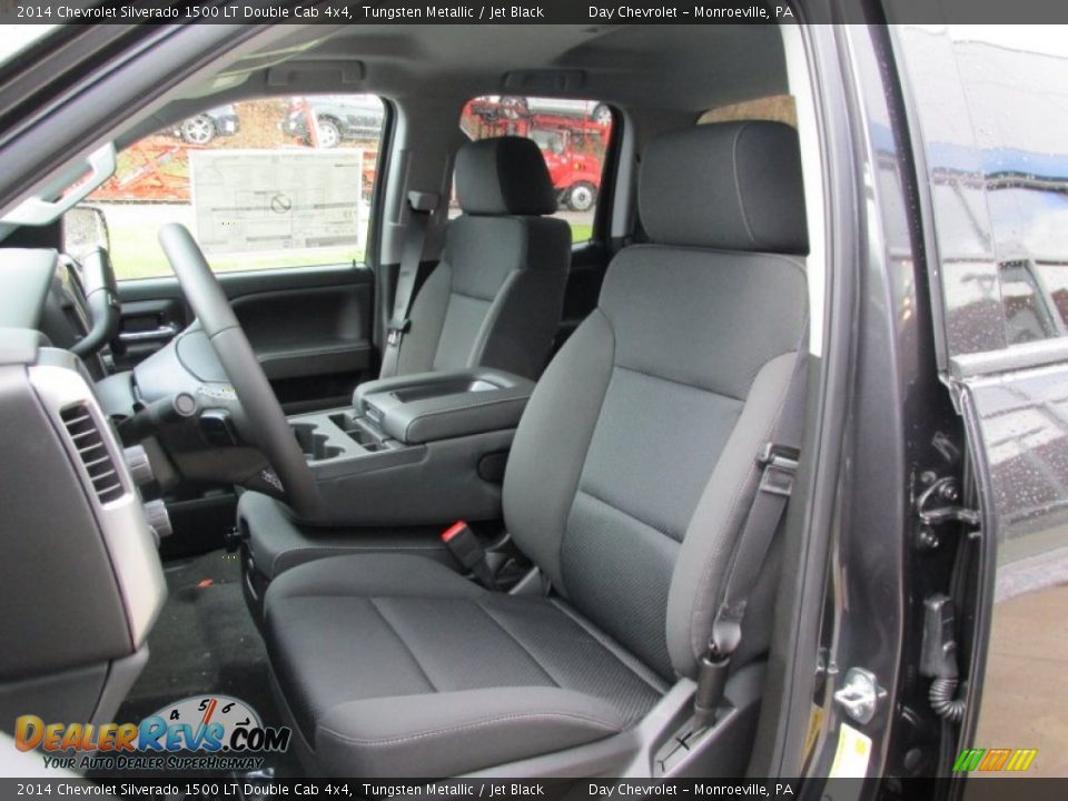 2014 Chevrolet Silverado 1500 LT Double Cab 4x4 Tungsten Metallic / Jet Black Photo #11