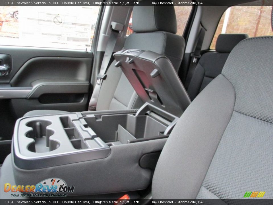 2014 Chevrolet Silverado 1500 LT Double Cab 4x4 Tungsten Metallic / Jet Black Photo #14