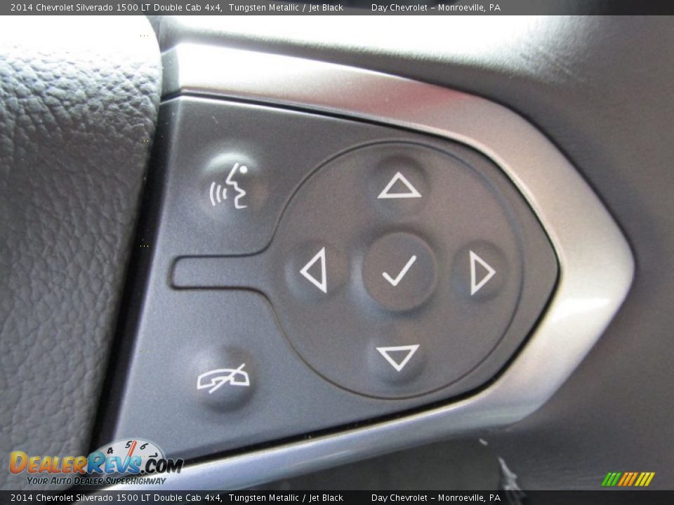 2014 Chevrolet Silverado 1500 LT Double Cab 4x4 Tungsten Metallic / Jet Black Photo #18