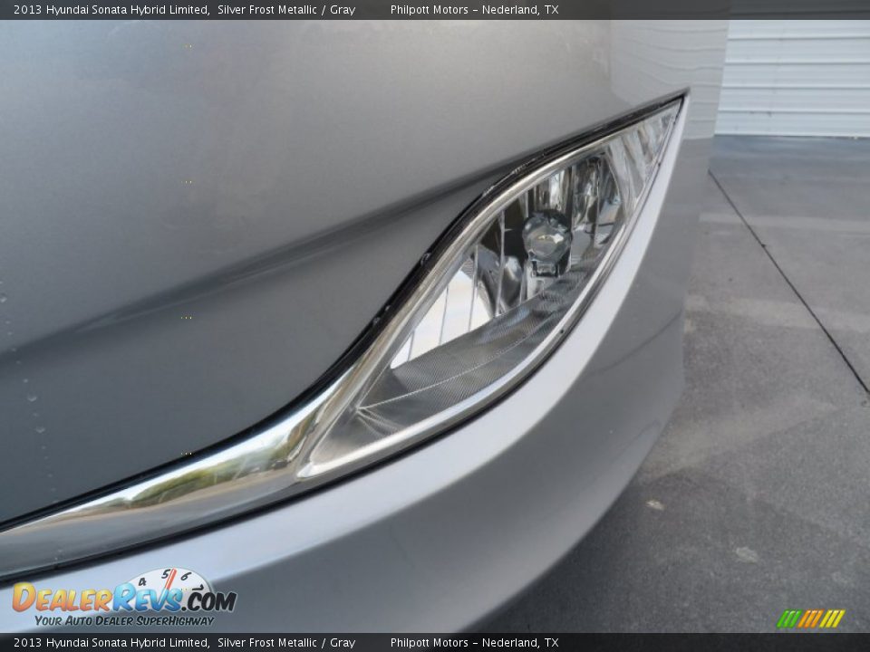 2013 Hyundai Sonata Hybrid Limited Silver Frost Metallic / Gray Photo #10