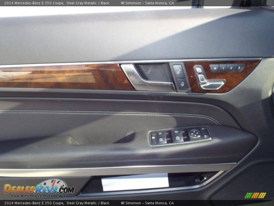 2014 Mercedes-Benz E 350 Coupe Steel Gray Metallic / Black Photo #6