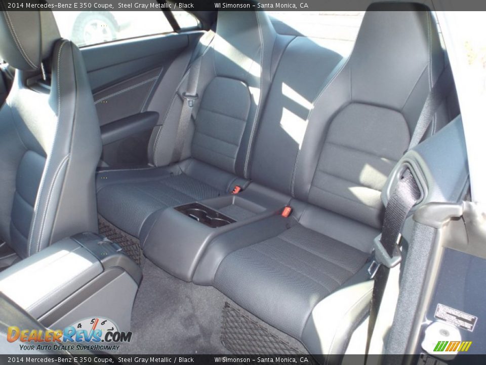 2014 Mercedes-Benz E 350 Coupe Steel Gray Metallic / Black Photo #8