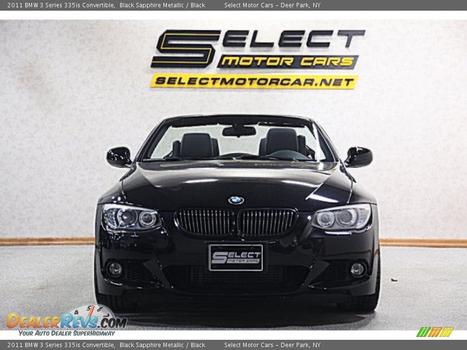 2011 BMW 3 Series 335is Convertible Black Sapphire Metallic / Black Photo #3