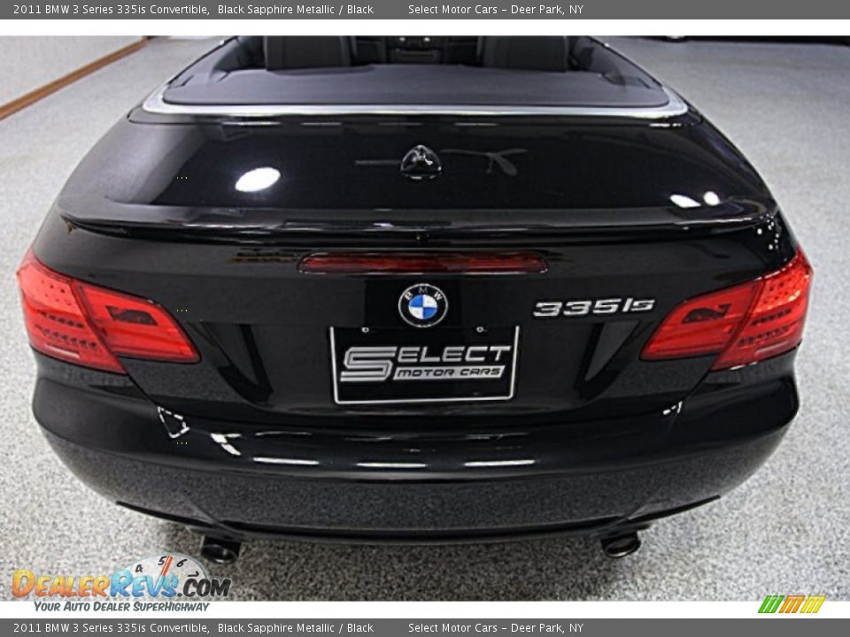 2011 BMW 3 Series 335is Convertible Black Sapphire Metallic / Black Photo #6