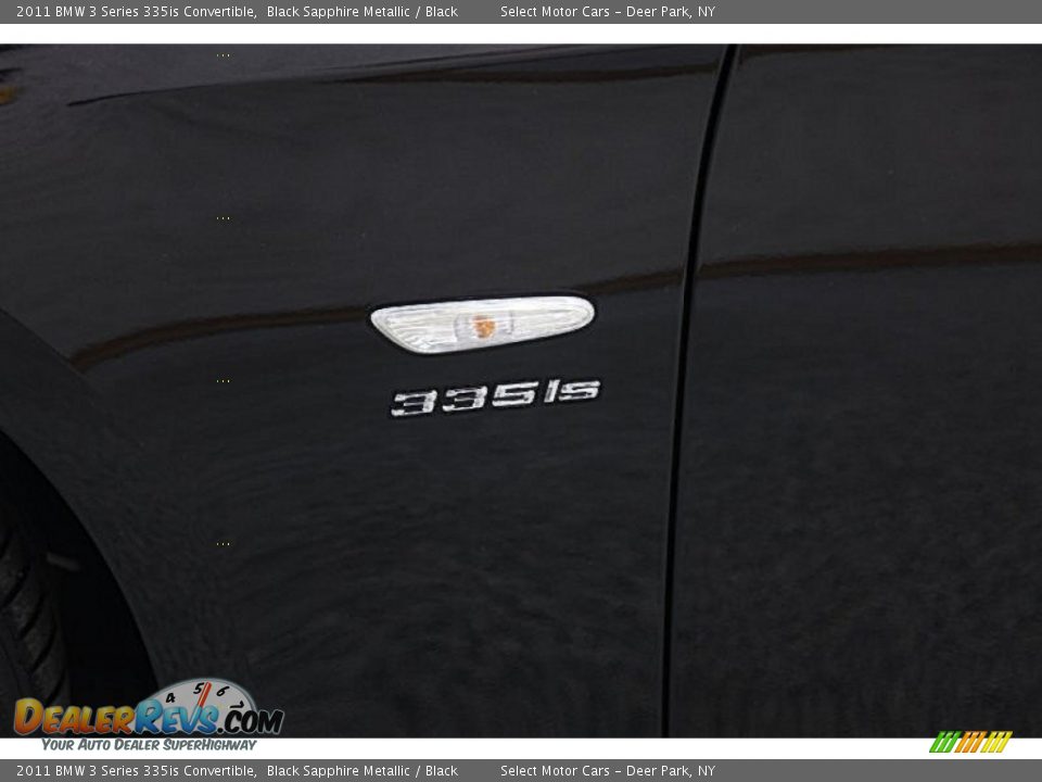 2011 BMW 3 Series 335is Convertible Black Sapphire Metallic / Black Photo #7
