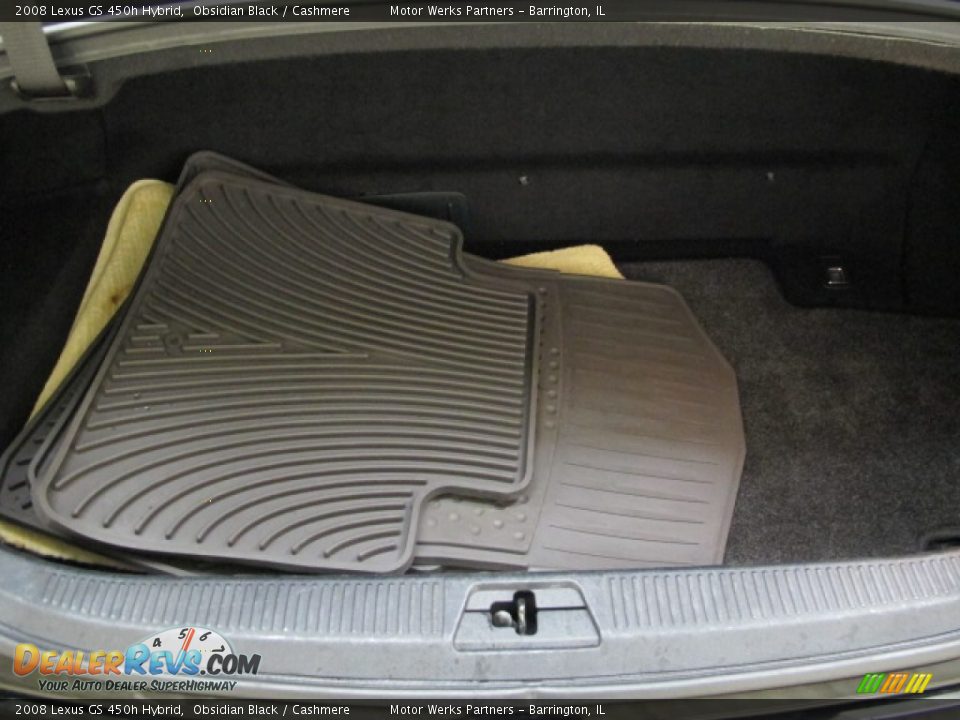 2008 Lexus GS 450h Hybrid Obsidian Black / Cashmere Photo #11