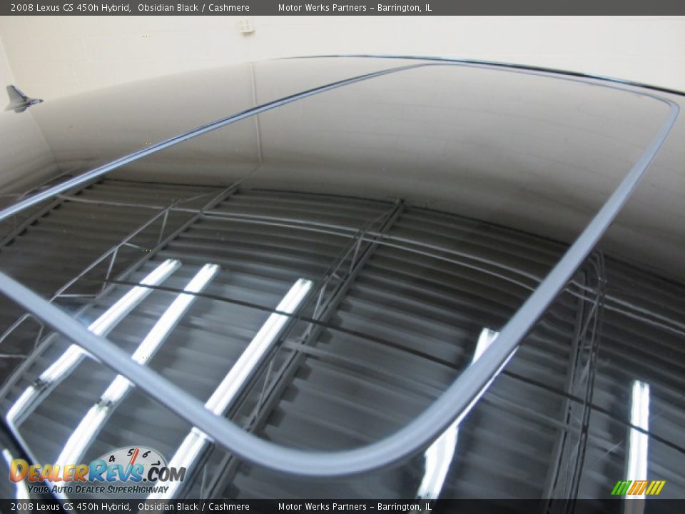 2008 Lexus GS 450h Hybrid Obsidian Black / Cashmere Photo #12