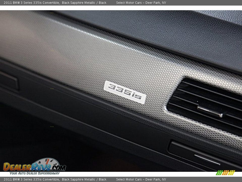 2011 BMW 3 Series 335is Convertible Black Sapphire Metallic / Black Photo #12