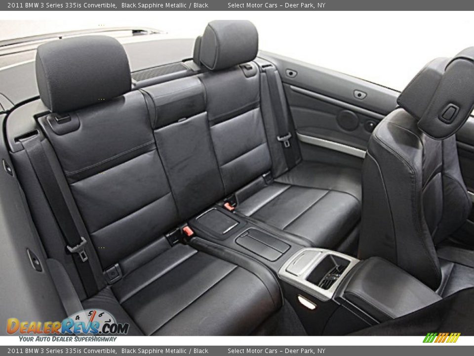 2011 BMW 3 Series 335is Convertible Black Sapphire Metallic / Black Photo #13
