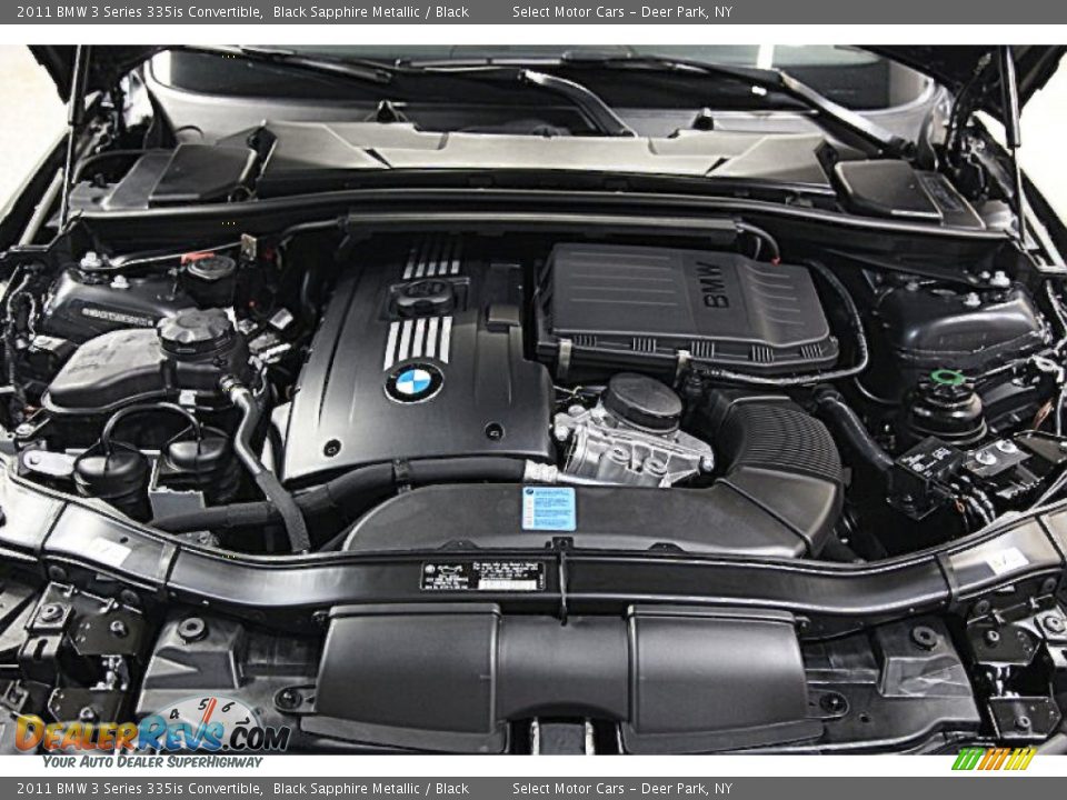 2011 BMW 3 Series 335is Convertible Black Sapphire Metallic / Black Photo #14