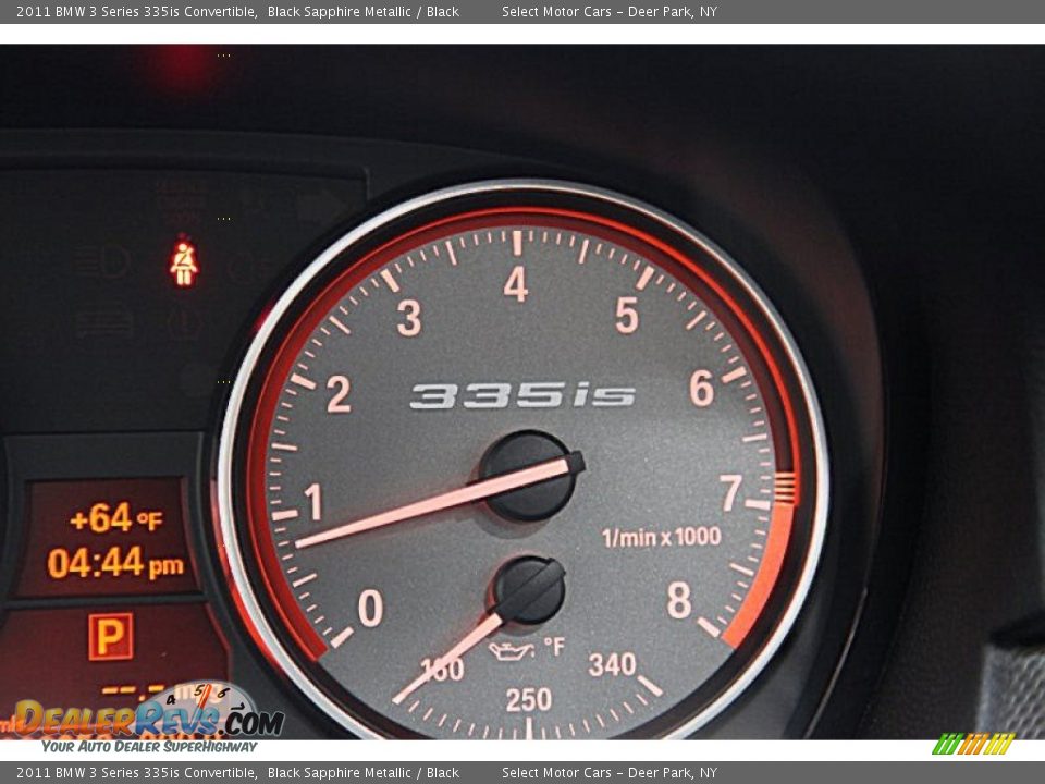 2011 BMW 3 Series 335is Convertible Black Sapphire Metallic / Black Photo #16