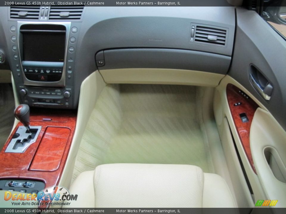2008 Lexus GS 450h Hybrid Obsidian Black / Cashmere Photo #27