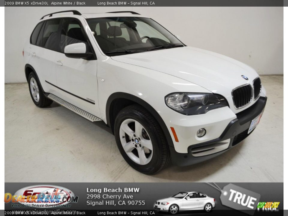 2009 BMW X5 xDrive30i Alpine White / Black Photo #1