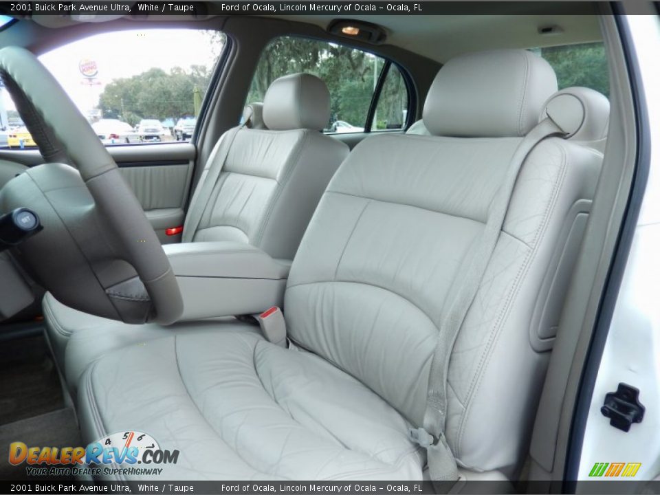 2001 Buick Park Avenue Ultra White / Taupe Photo #14