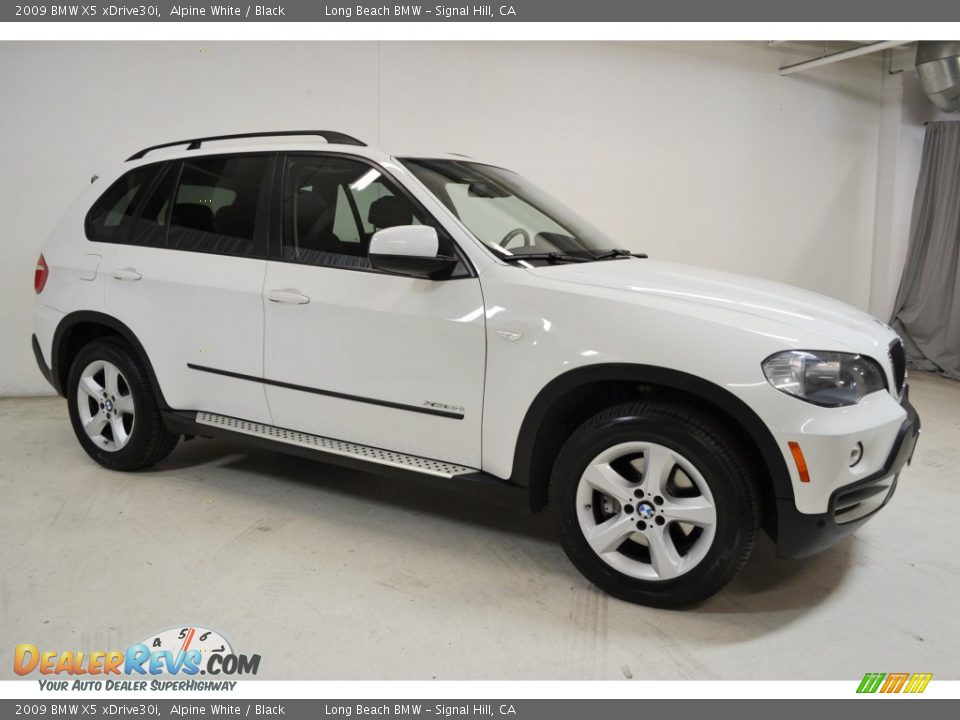 2009 BMW X5 xDrive30i Alpine White / Black Photo #2