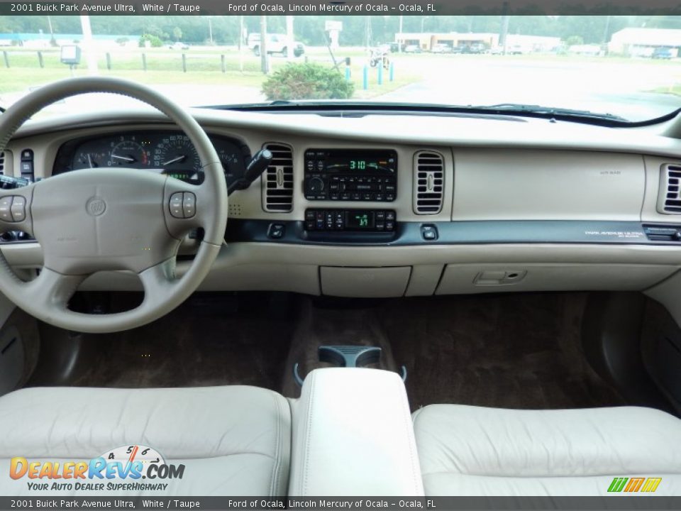 2001 Buick Park Avenue Ultra White / Taupe Photo #21