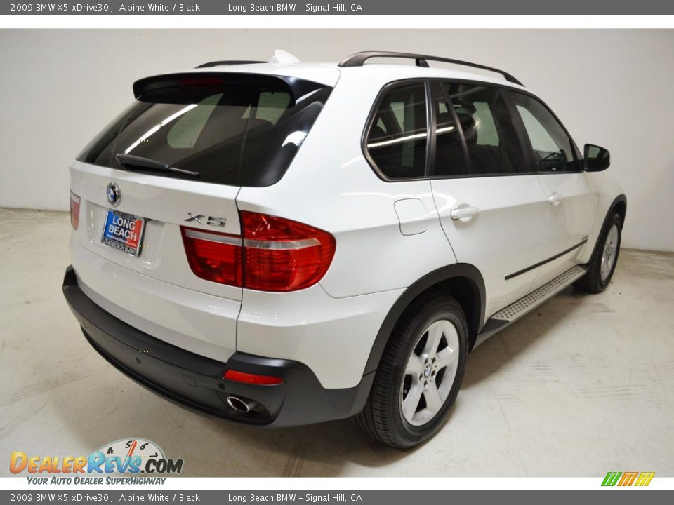 2009 BMW X5 xDrive30i Alpine White / Black Photo #5