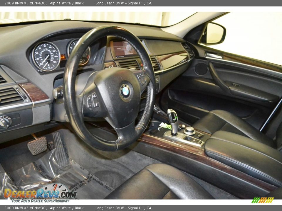 2009 BMW X5 xDrive30i Alpine White / Black Photo #12