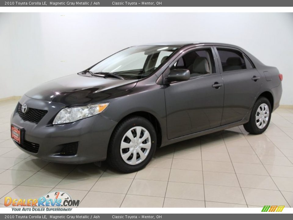 2010 Toyota Corolla LE Magnetic Gray Metallic / Ash Photo #3