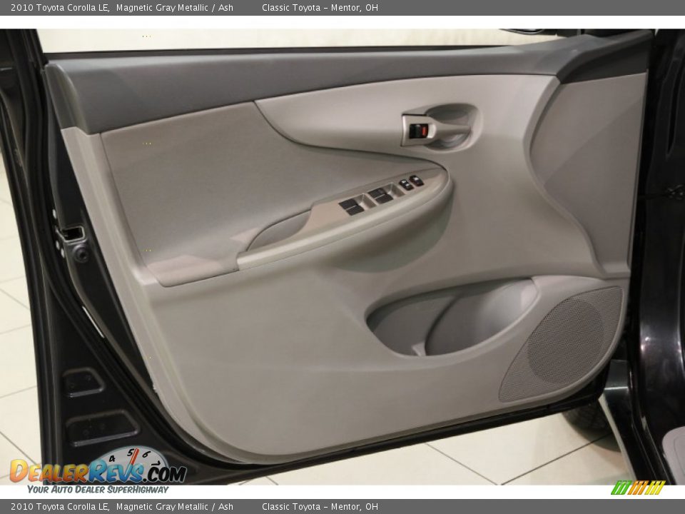 2010 Toyota Corolla LE Magnetic Gray Metallic / Ash Photo #4