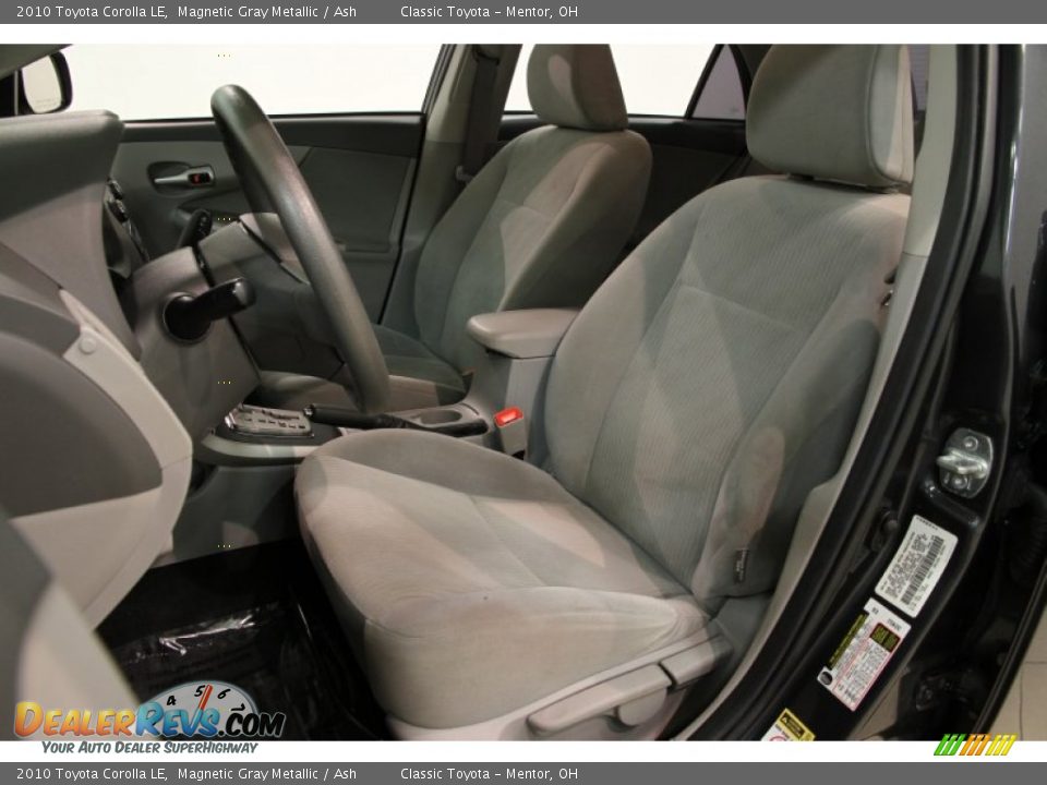 2010 Toyota Corolla LE Magnetic Gray Metallic / Ash Photo #5