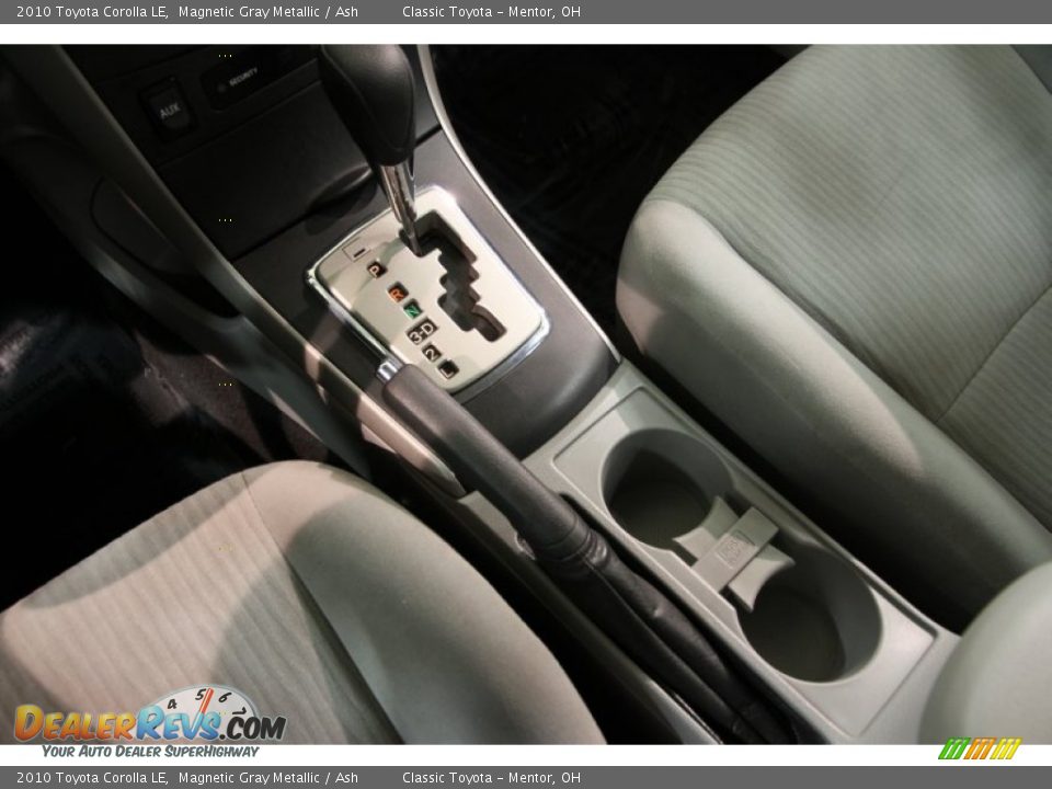 2010 Toyota Corolla LE Magnetic Gray Metallic / Ash Photo #9