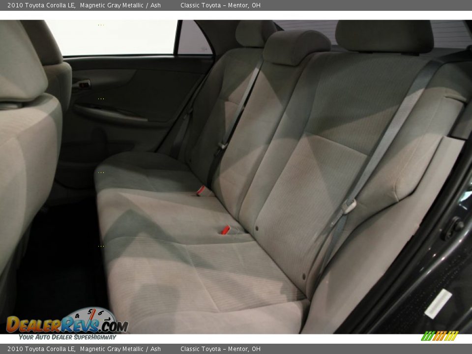 2010 Toyota Corolla LE Magnetic Gray Metallic / Ash Photo #12
