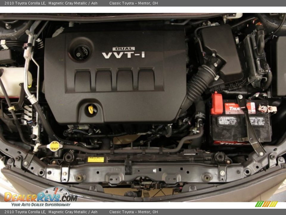 2010 Toyota Corolla LE Magnetic Gray Metallic / Ash Photo #14
