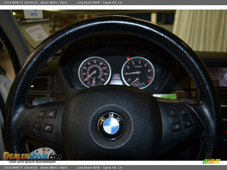 2009 BMW X5 xDrive30i Alpine White / Black Photo #22