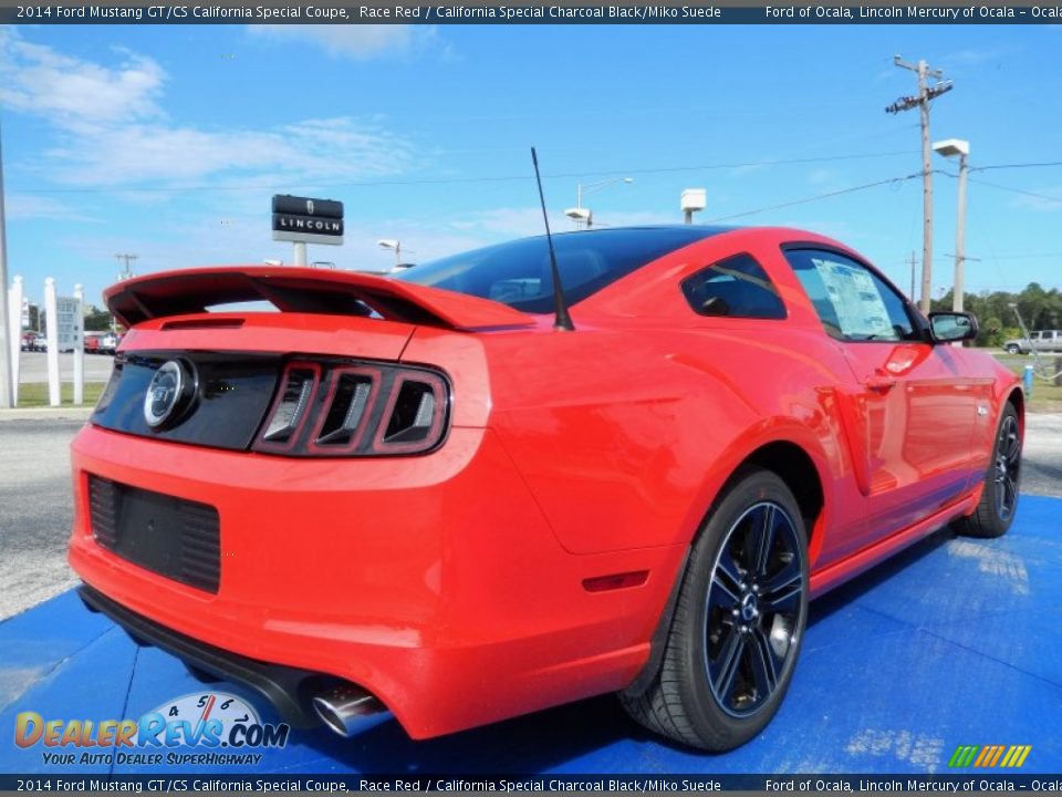 2014 Ford Mustang GT/CS California Special Coupe Race Red / California Special Charcoal Black/Miko Suede Photo #3
