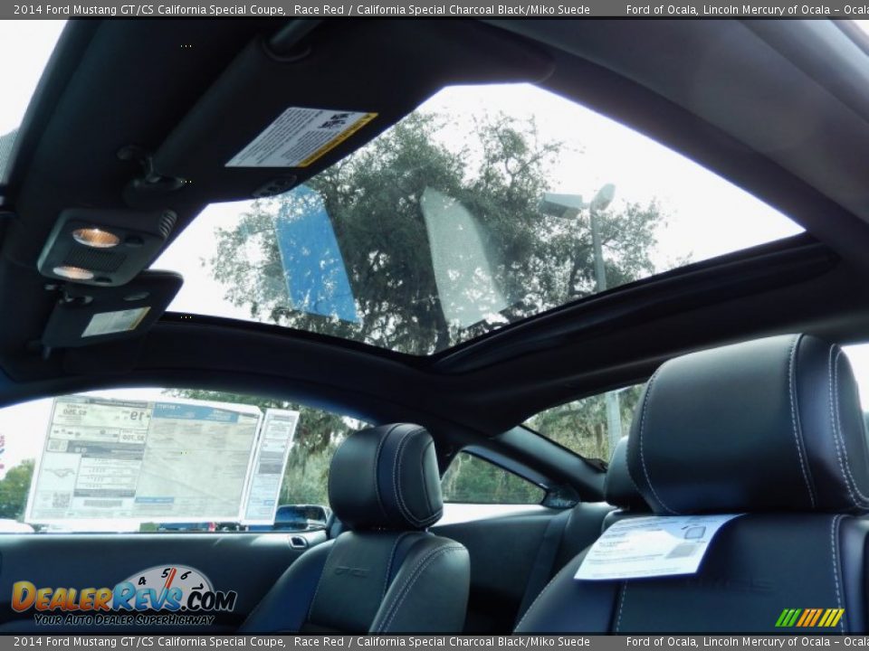 Sunroof of 2014 Ford Mustang GT/CS California Special Coupe Photo #7