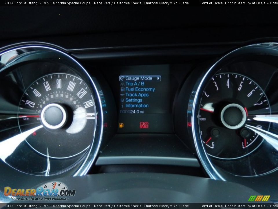 2014 Ford Mustang GT/CS California Special Coupe Gauges Photo #9
