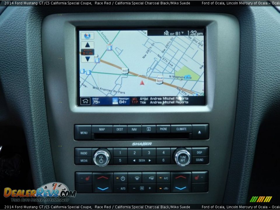 Navigation of 2014 Ford Mustang GT/CS California Special Coupe Photo #10