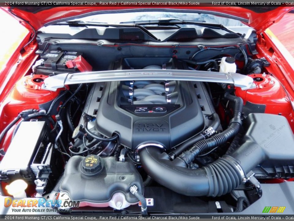 2014 Ford Mustang GT/CS California Special Coupe 5.0 Liter DOHC 32-Valve Ti-VCT V8 Engine Photo #12