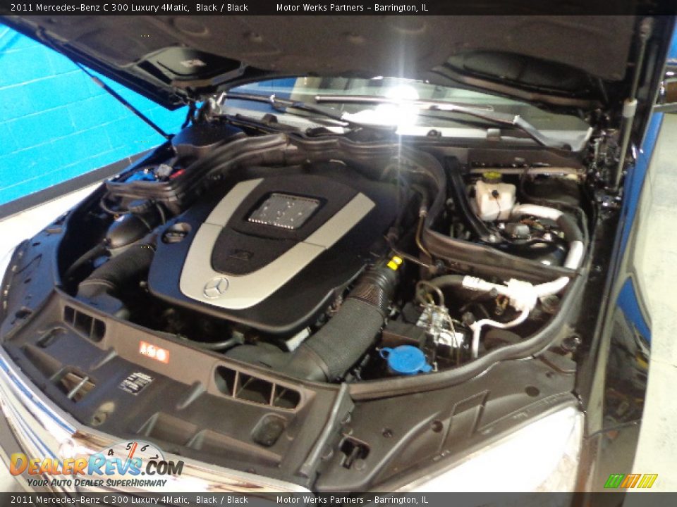 2011 Mercedes-Benz C 300 Luxury 4Matic Black / Black Photo #16