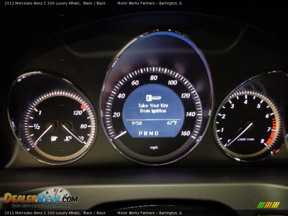 2011 Mercedes-Benz C 300 Luxury 4Matic Black / Black Photo #19