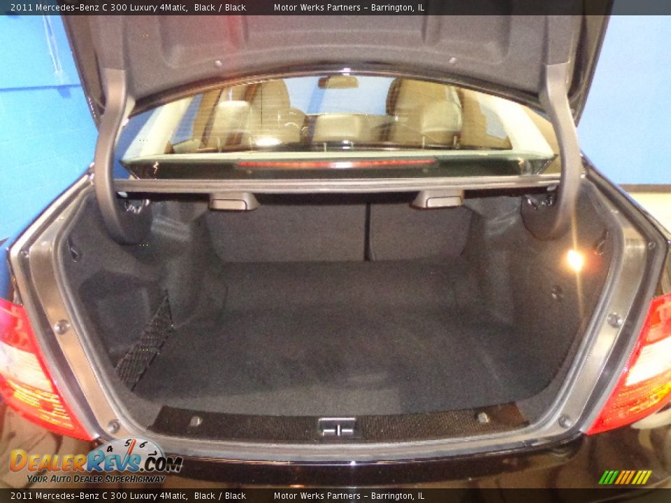 2011 Mercedes-Benz C 300 Luxury 4Matic Black / Black Photo #26