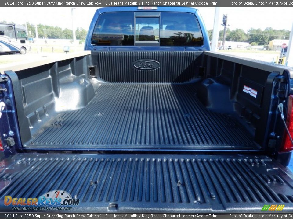 2014 Ford F250 Super Duty King Ranch Crew Cab 4x4 Blue Jeans Metallic / King Ranch Chaparral Leather/Adobe Trim Photo #4
