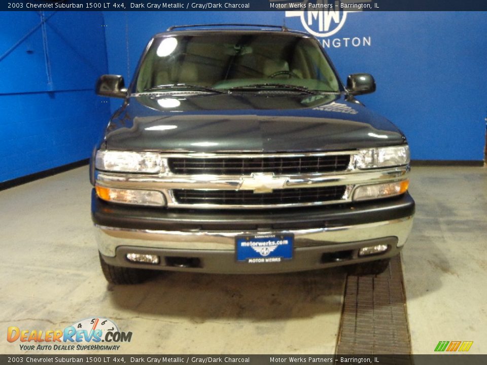 2003 Chevrolet Suburban 1500 LT 4x4 Dark Gray Metallic / Gray/Dark Charcoal Photo #3