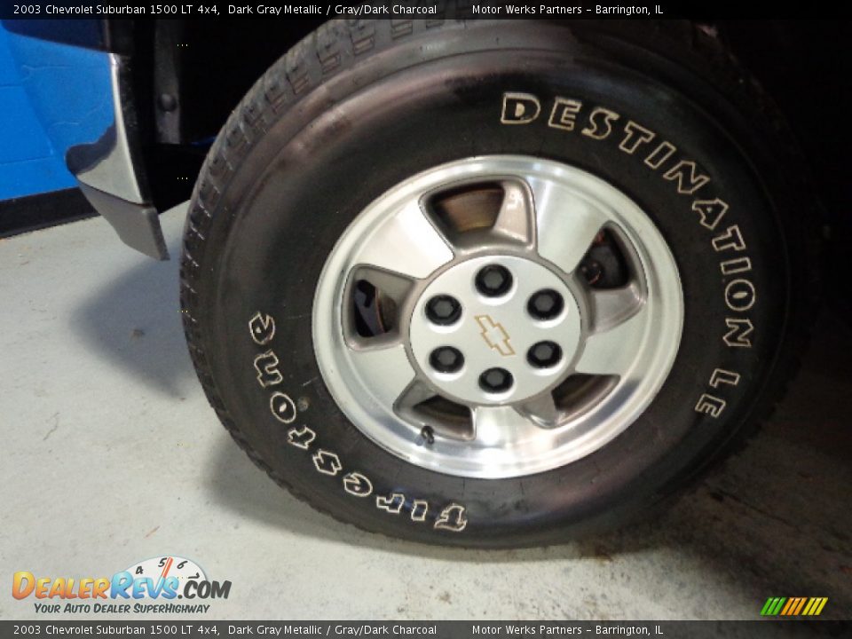 2003 Chevrolet Suburban 1500 LT 4x4 Dark Gray Metallic / Gray/Dark Charcoal Photo #7