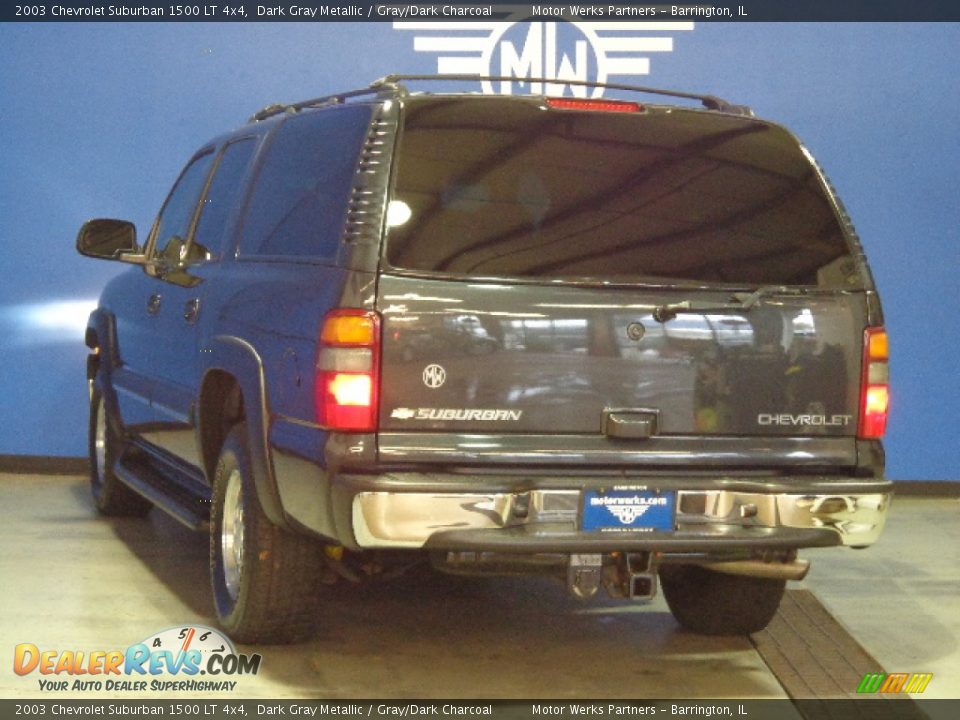 2003 Chevrolet Suburban 1500 LT 4x4 Dark Gray Metallic / Gray/Dark Charcoal Photo #9