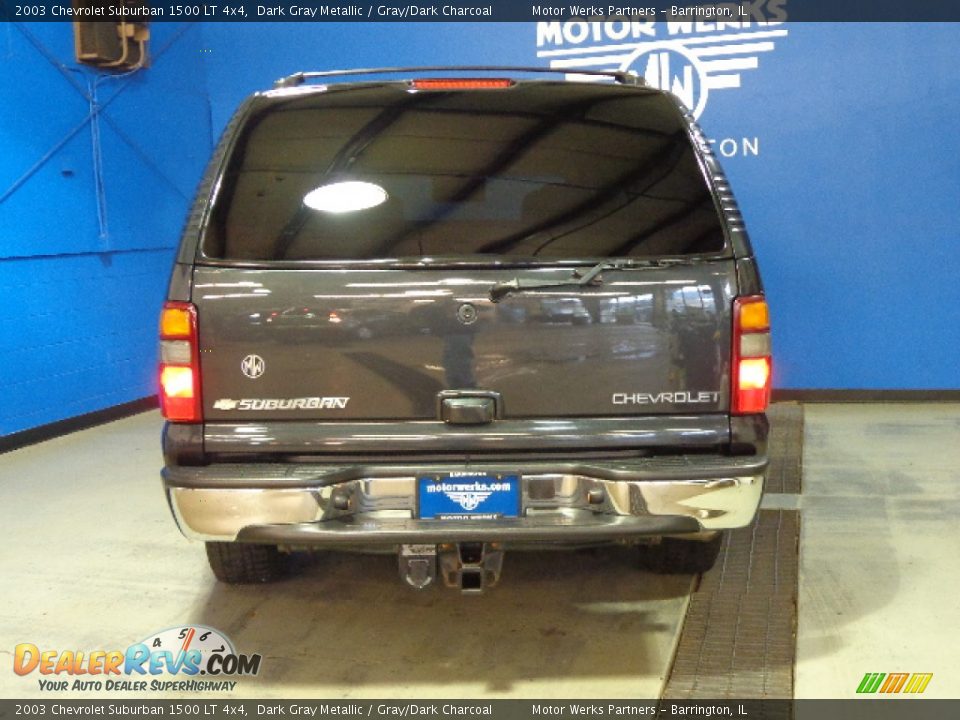 2003 Chevrolet Suburban 1500 LT 4x4 Dark Gray Metallic / Gray/Dark Charcoal Photo #10