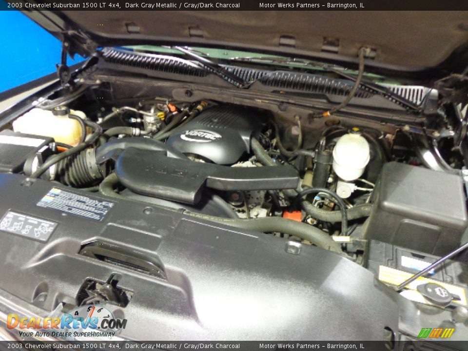 2003 Chevrolet Suburban 1500 LT 4x4 Dark Gray Metallic / Gray/Dark Charcoal Photo #13