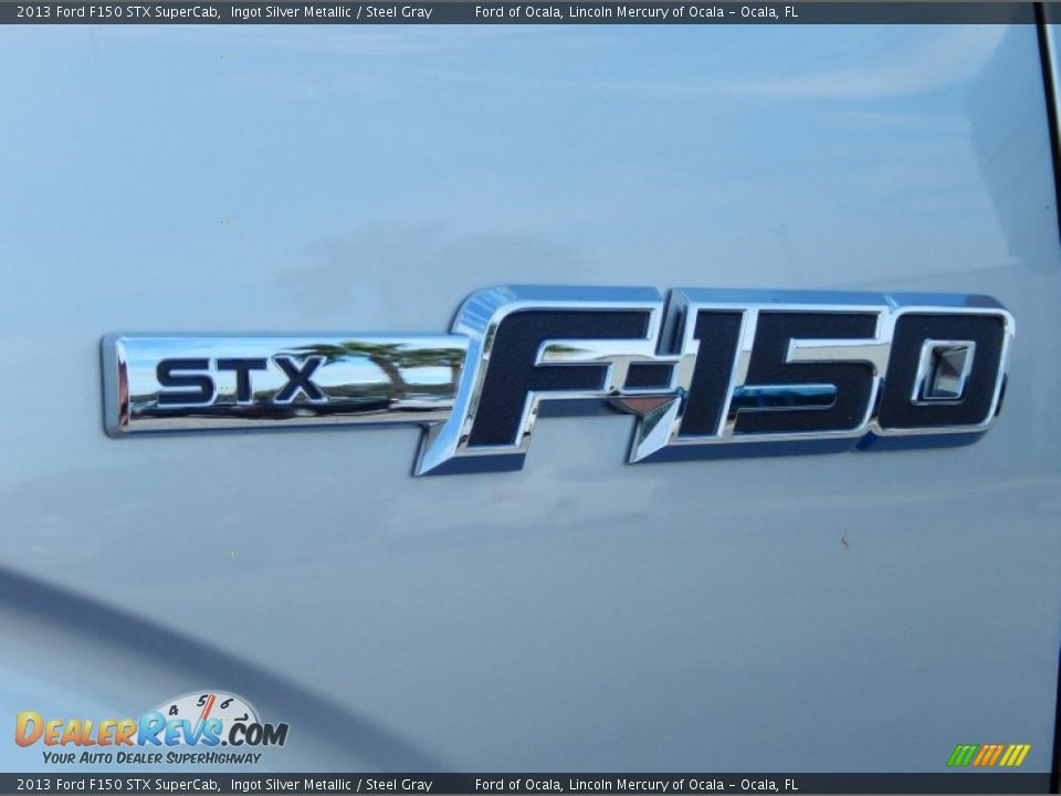 2013 Ford F150 STX SuperCab Ingot Silver Metallic / Steel Gray Photo #5