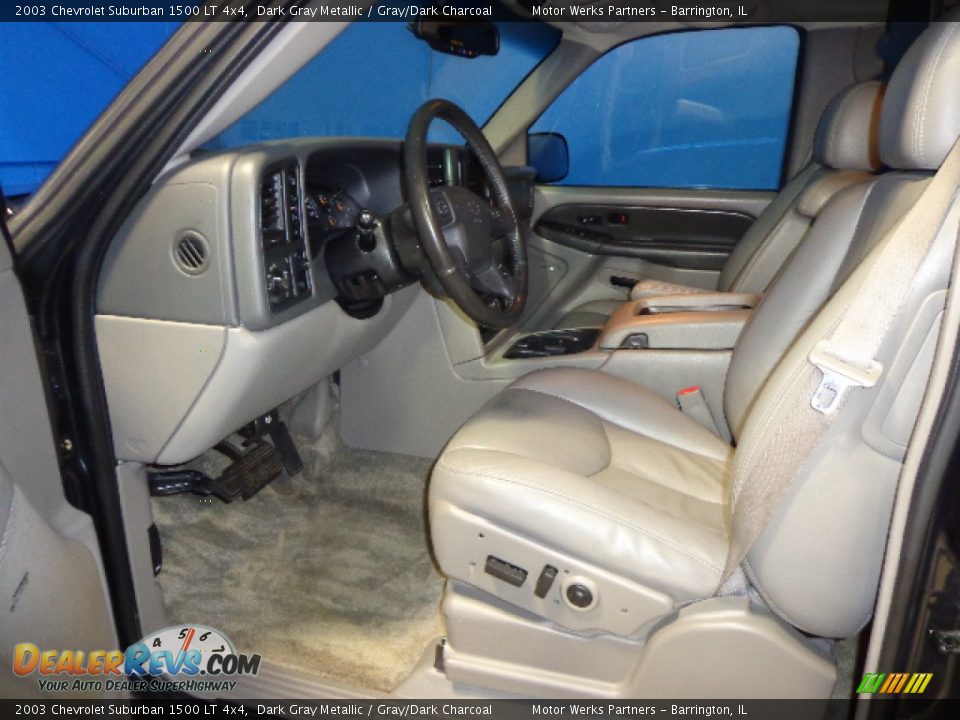 2003 Chevrolet Suburban 1500 LT 4x4 Dark Gray Metallic / Gray/Dark Charcoal Photo #16