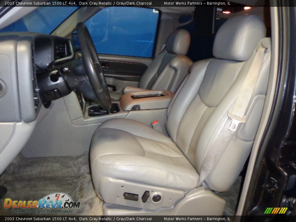 2003 Chevrolet Suburban 1500 LT 4x4 Dark Gray Metallic / Gray/Dark Charcoal Photo #17