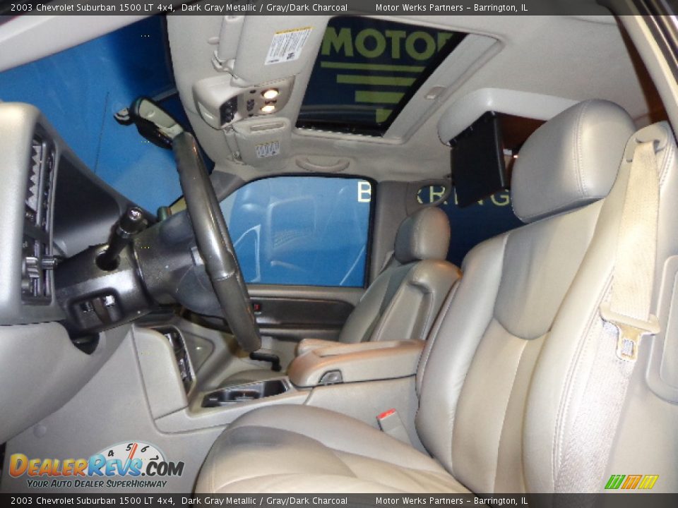 2003 Chevrolet Suburban 1500 LT 4x4 Dark Gray Metallic / Gray/Dark Charcoal Photo #18