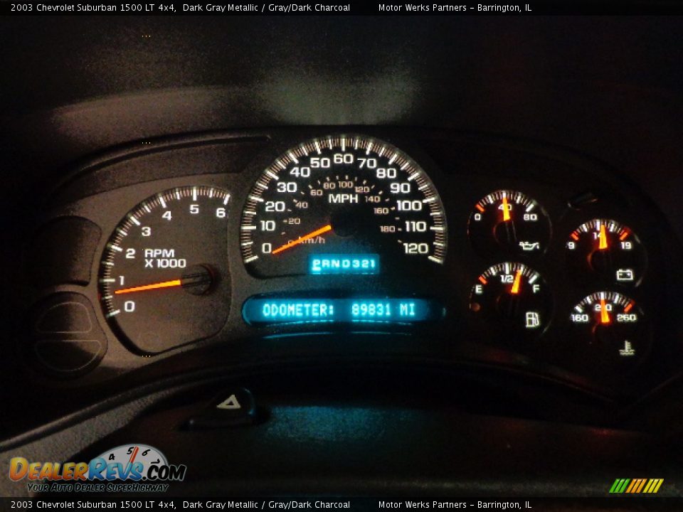 2003 Chevrolet Suburban 1500 LT 4x4 Dark Gray Metallic / Gray/Dark Charcoal Photo #20